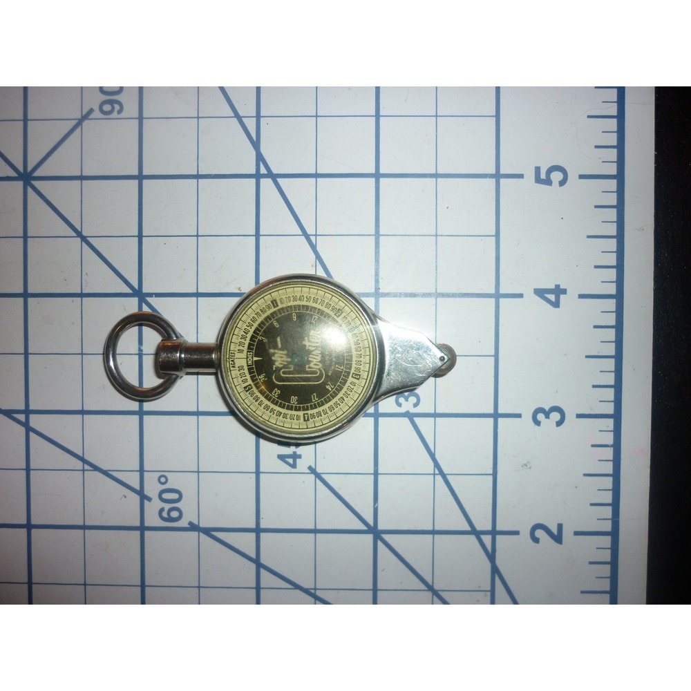 Vintage C-Thru Copi-Counter Map Measurer Opisometer Germany Picas Agates Inches - Picture 5 of 10